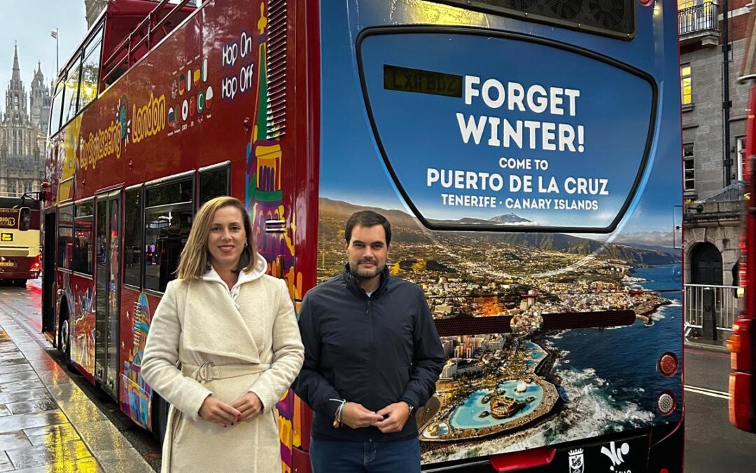 Puerto de la Cruz se promociona sobre ruedas en Londres