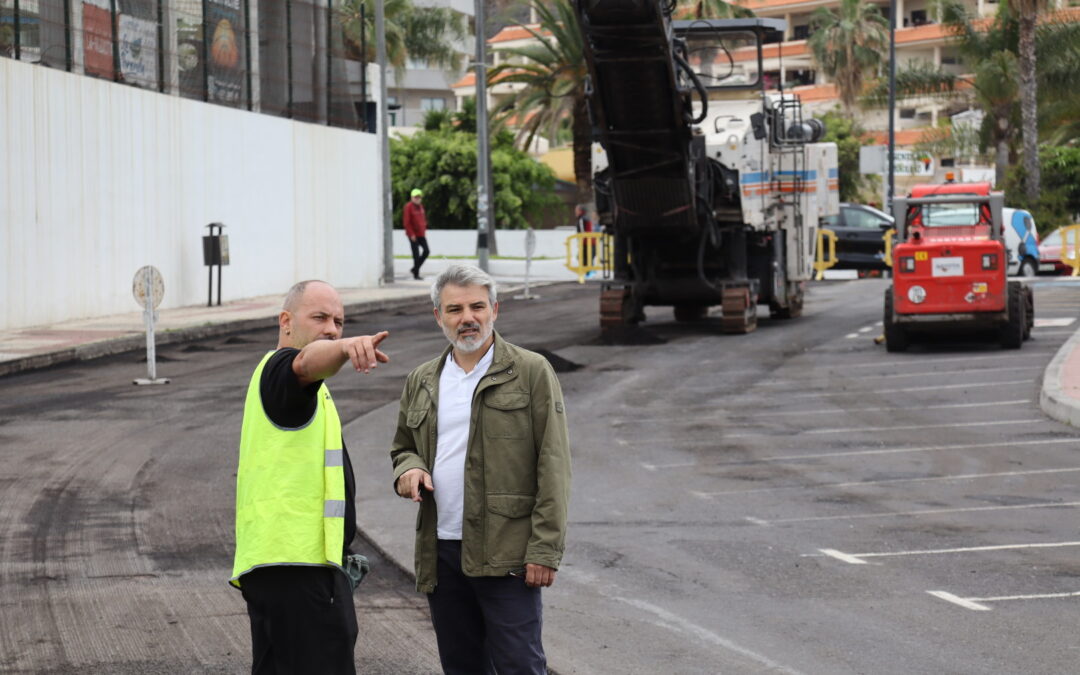 Arrancan las obras de asfaltado en la calle Luis Lavaggi con una actuación sobre más de 5.500 metros cuadrados