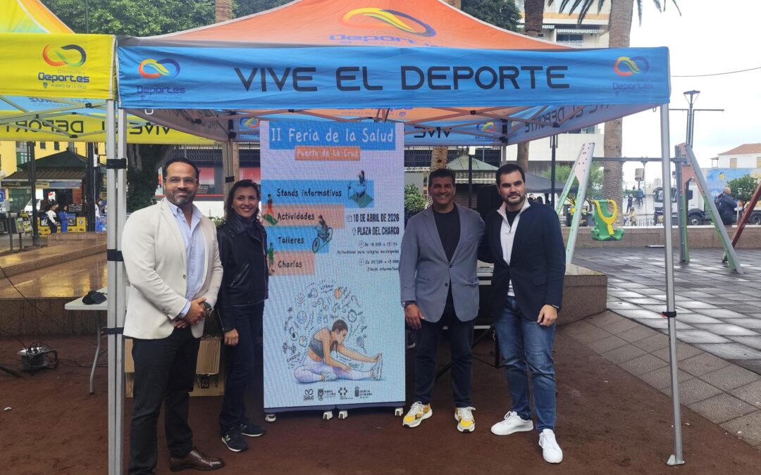 La II Feria de la Salud de Puerto de la Cruz reúne a 13 entidades y a 150 escolares del municipio en torno a la prevención