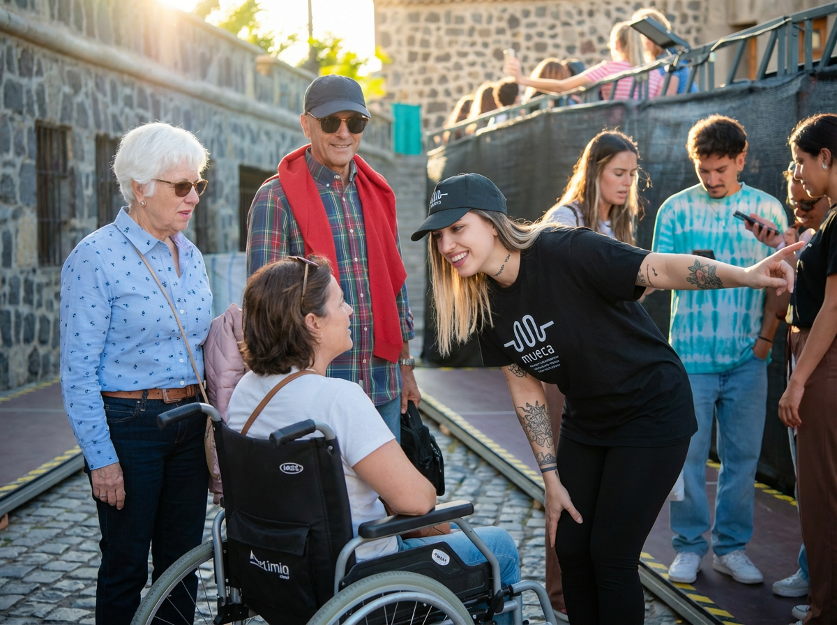 MUECA 2026 incorporates vibrating backpacks, sign language and an Orange Point for an accessible festival