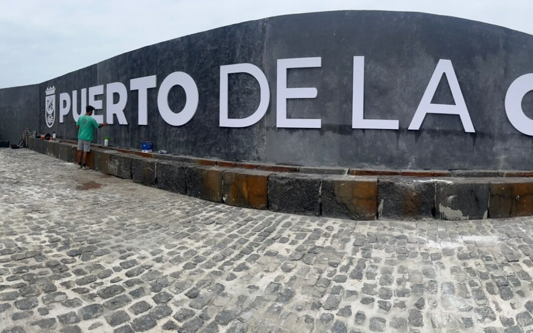 Puerto de la Cruz acondiciona el muelle pesquero para reforzar la seguridad y realzar su imagen ante las Grandes Fiestas de Julio