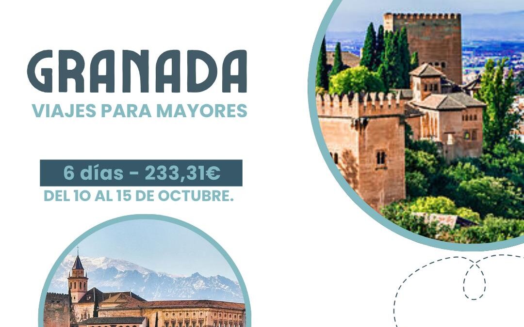 Puerto de la Cruz abre el plazo para participar en un viaje de turismo social a Granada destinado a las personas mayores