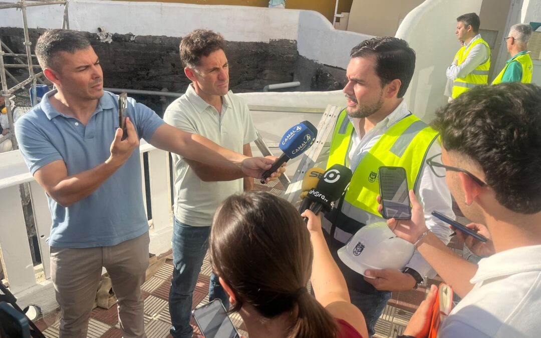 Puerto de la Cruz avanza a buen ritmo en la sustitución del colector de Punta Brava